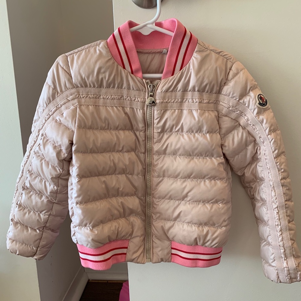 Moncler Jacket in Pink for toddler girls